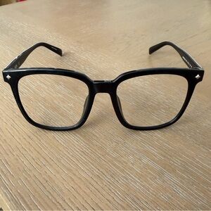 MCM Black Square Frame Glasses (no lenses)